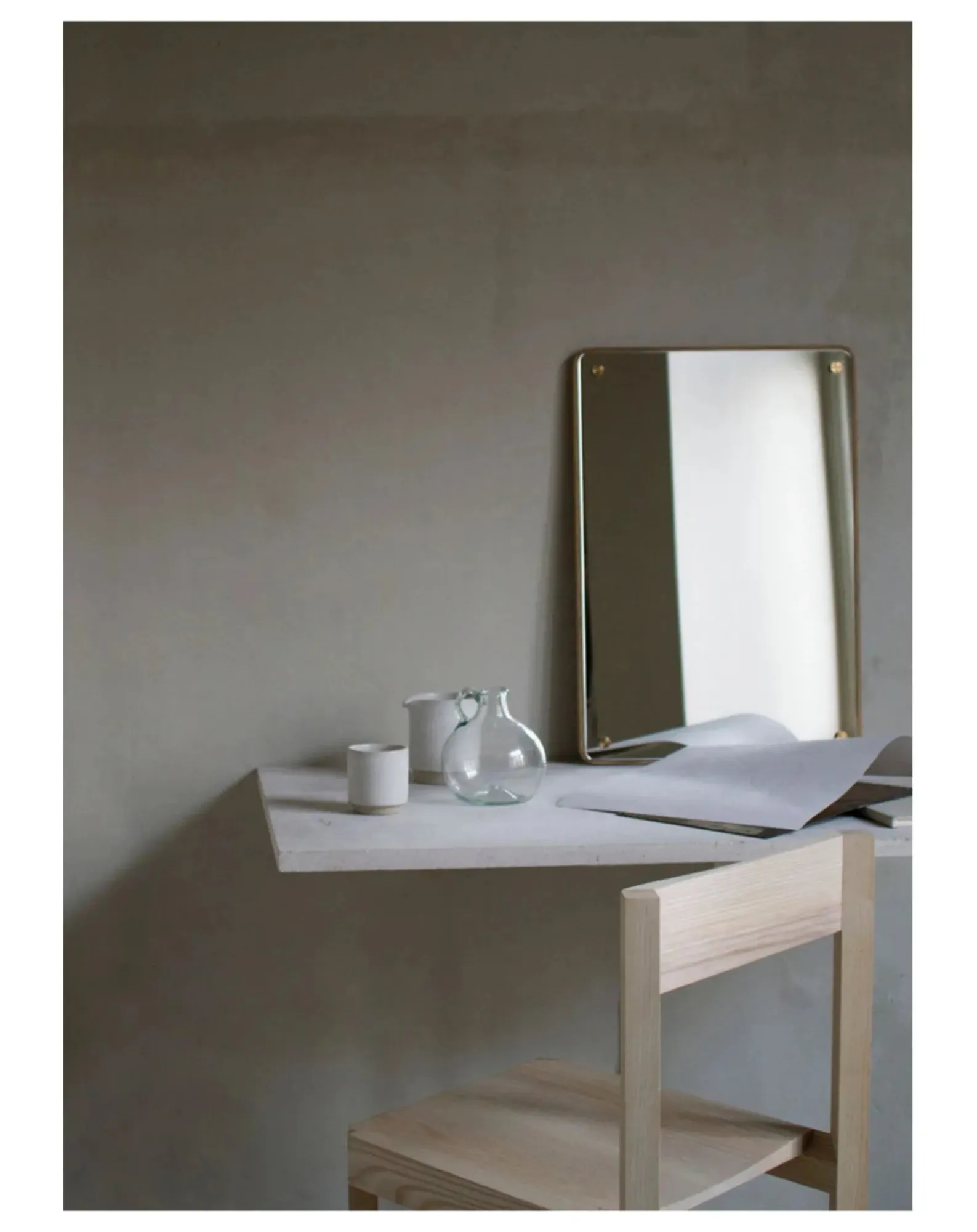 Frama Miroirs-Rectangular Mirror RM1 Chêne