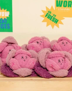 The Furry Folks Accessoires Animaux-Red Cabbage digging toy Rose