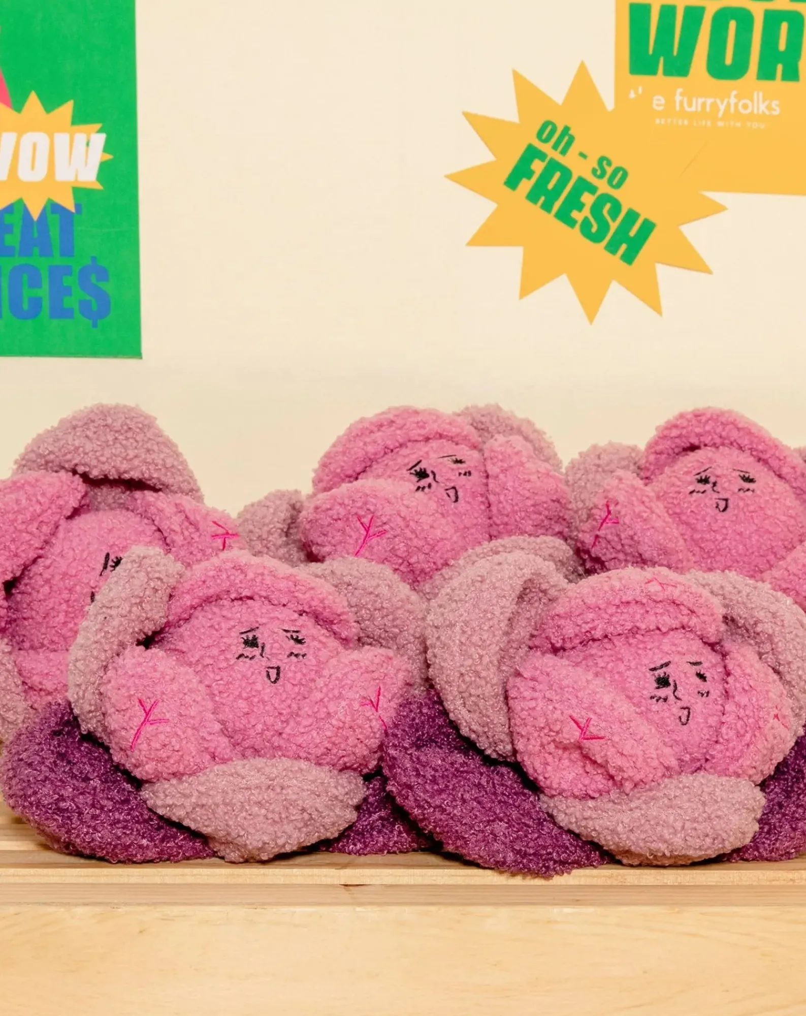The Furry Folks Accessoires Animaux-Red Cabbage digging toy Rose