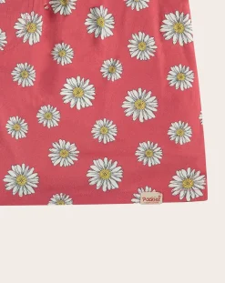 Pockies Chaussettes, Sous-Vêtements-Red Flowers Organic Cotton boxer shorts Rouge