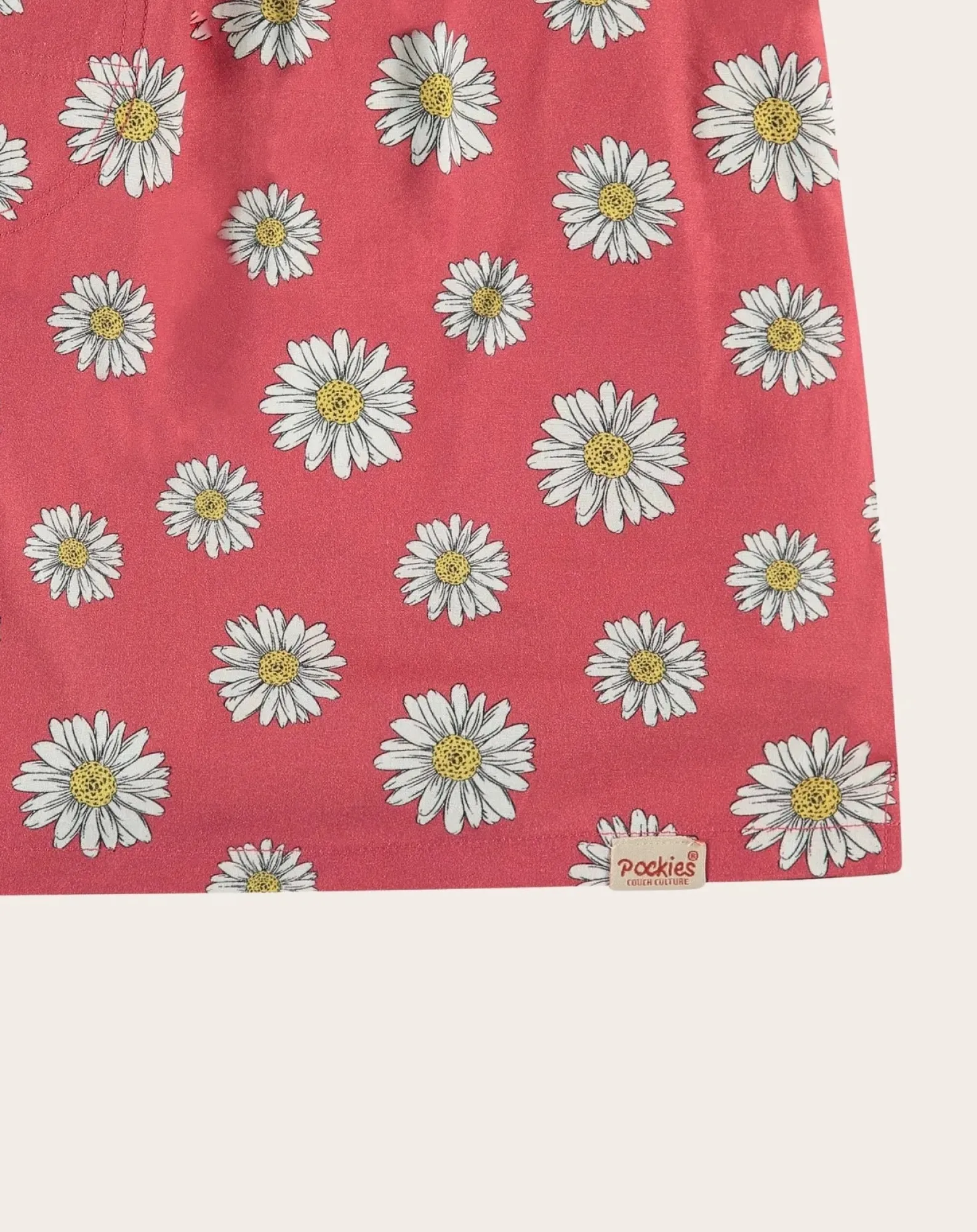 Pockies Chaussettes, Sous-Vêtements-Red Flowers Organic Cotton boxer shorts Rouge