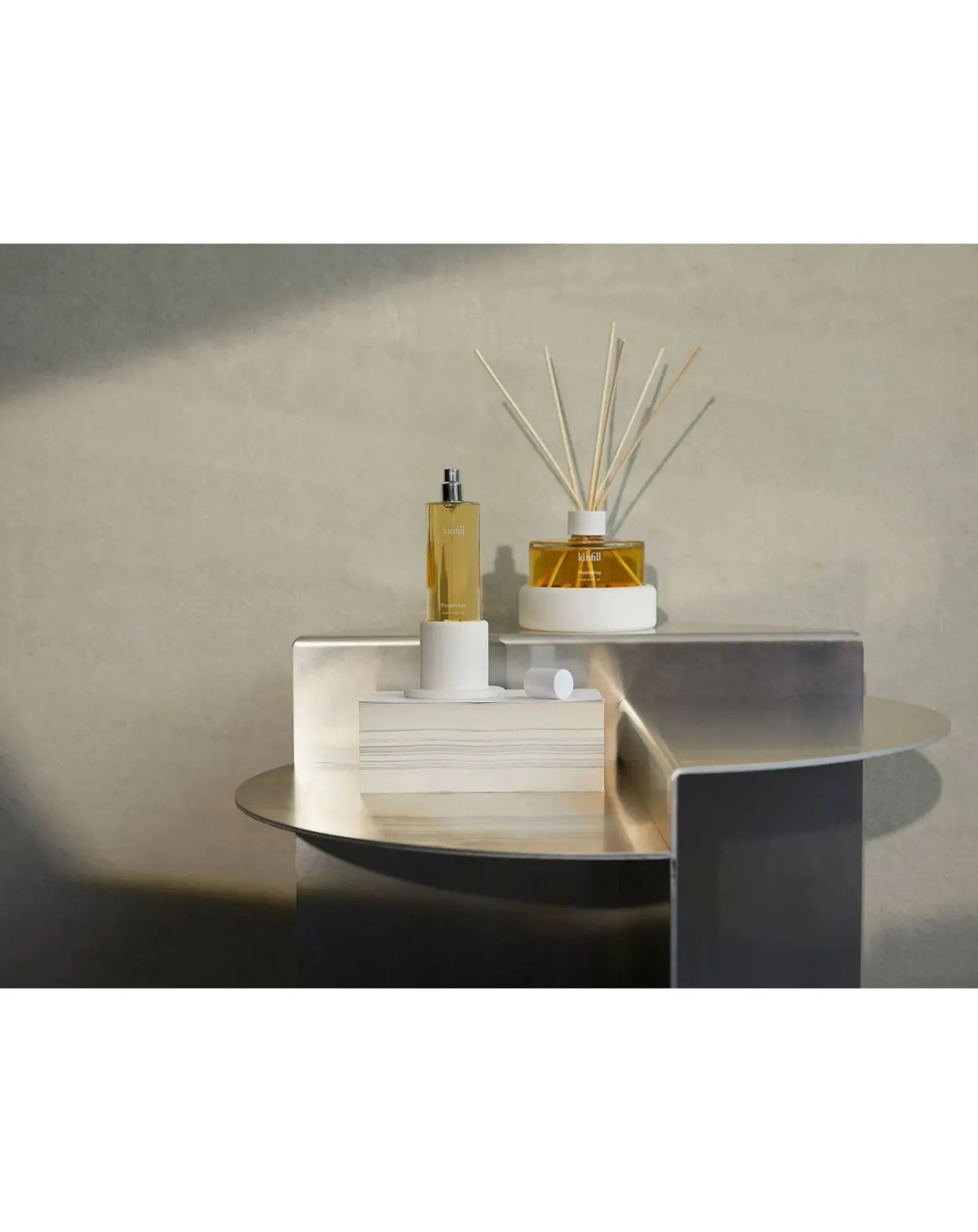Kinfill Bougies, Senteurs-Reed Diffuser Flowershop Transparent