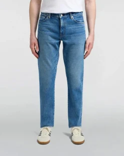 Edwin Pantalons, Jeans-Regular Tapered Cotton Jeans Bleu