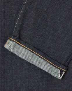 Edwin Pantalons, Jeans-Regular Tapered Cotton Jeans Bleu foncé