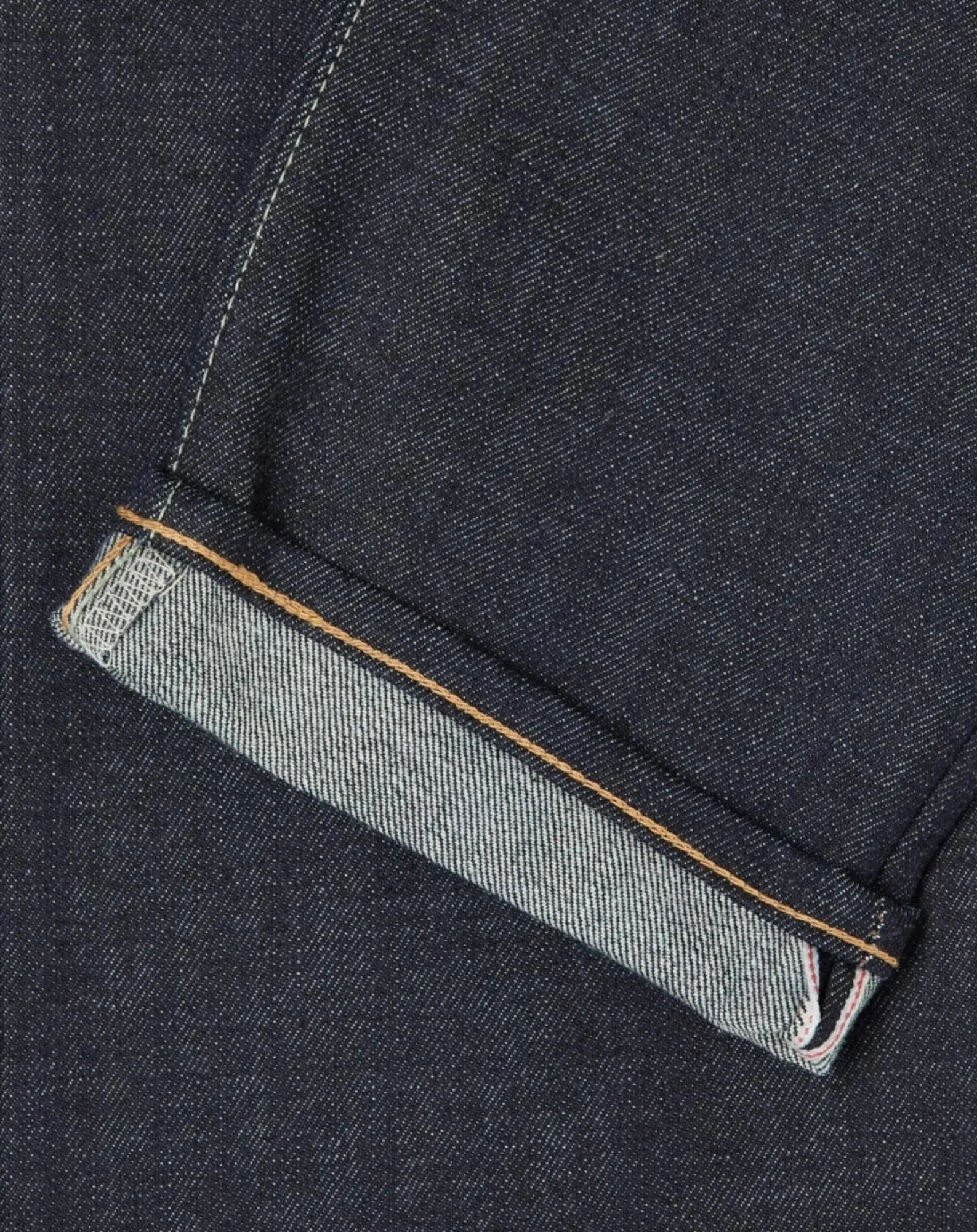 Edwin Pantalons, Jeans-Regular Tapered Cotton Jeans Bleu foncé