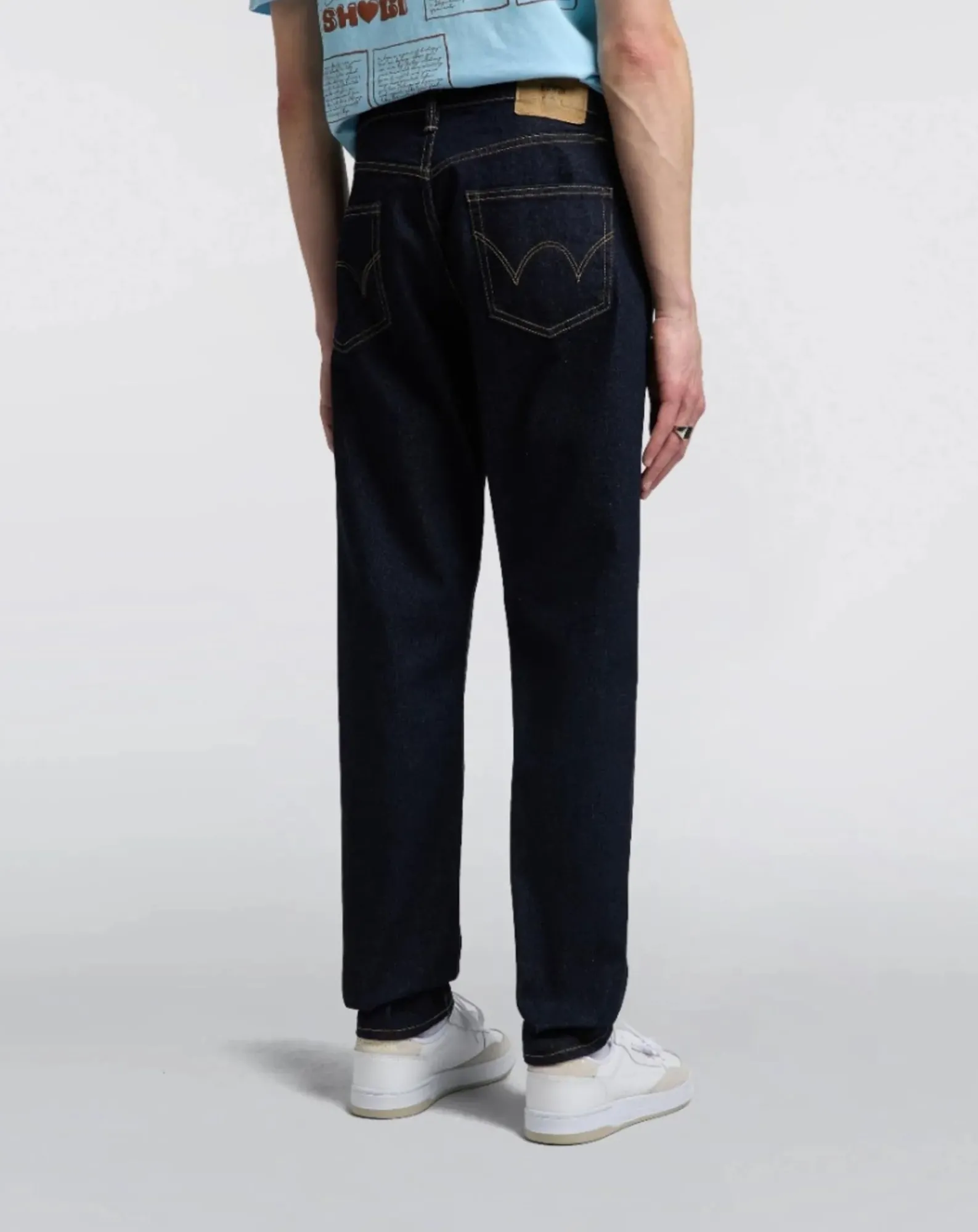 Edwin Pantalons, Jeans-Regular Tapered Jeans Bleu foncé