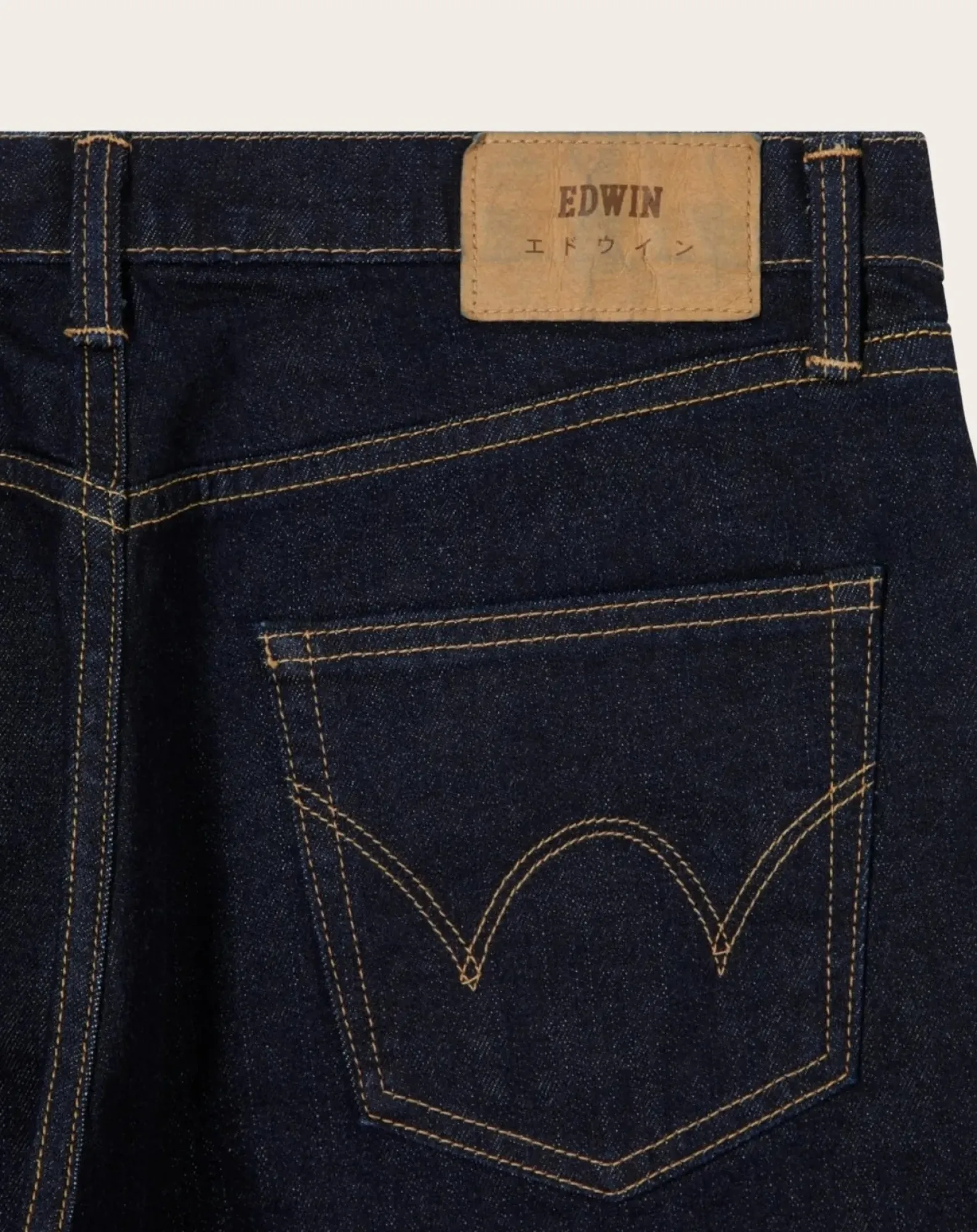 Edwin Pantalons, Jeans-Regular Tapered Jeans Bleu foncé