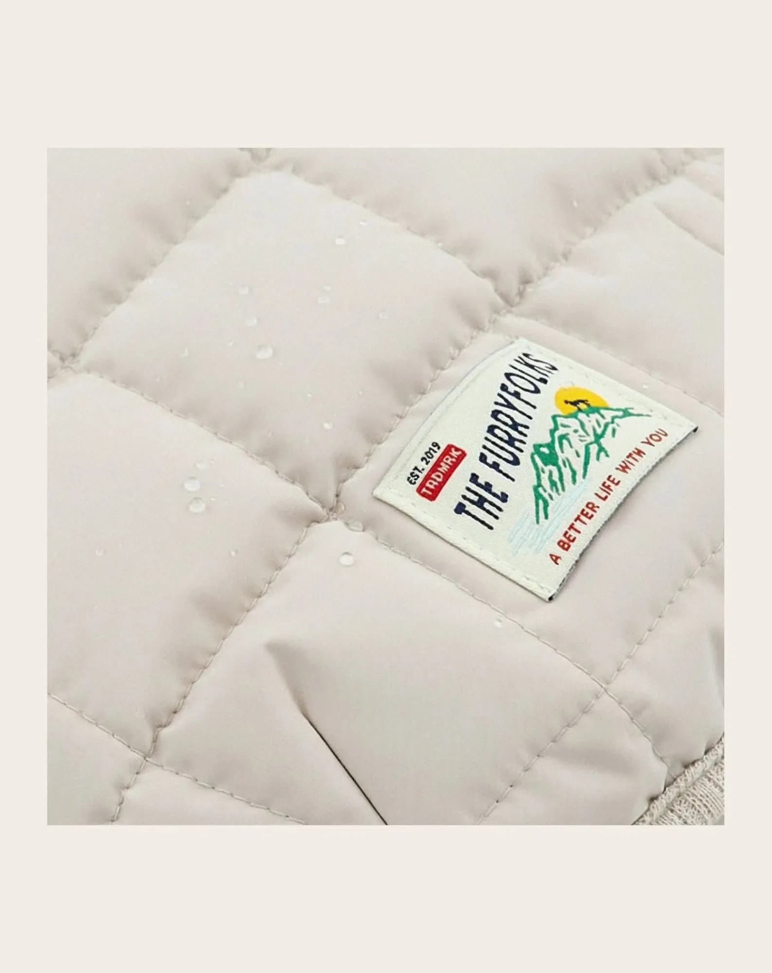 The Furry Folks Accessoires Animaux-Reversible down jacket Gris