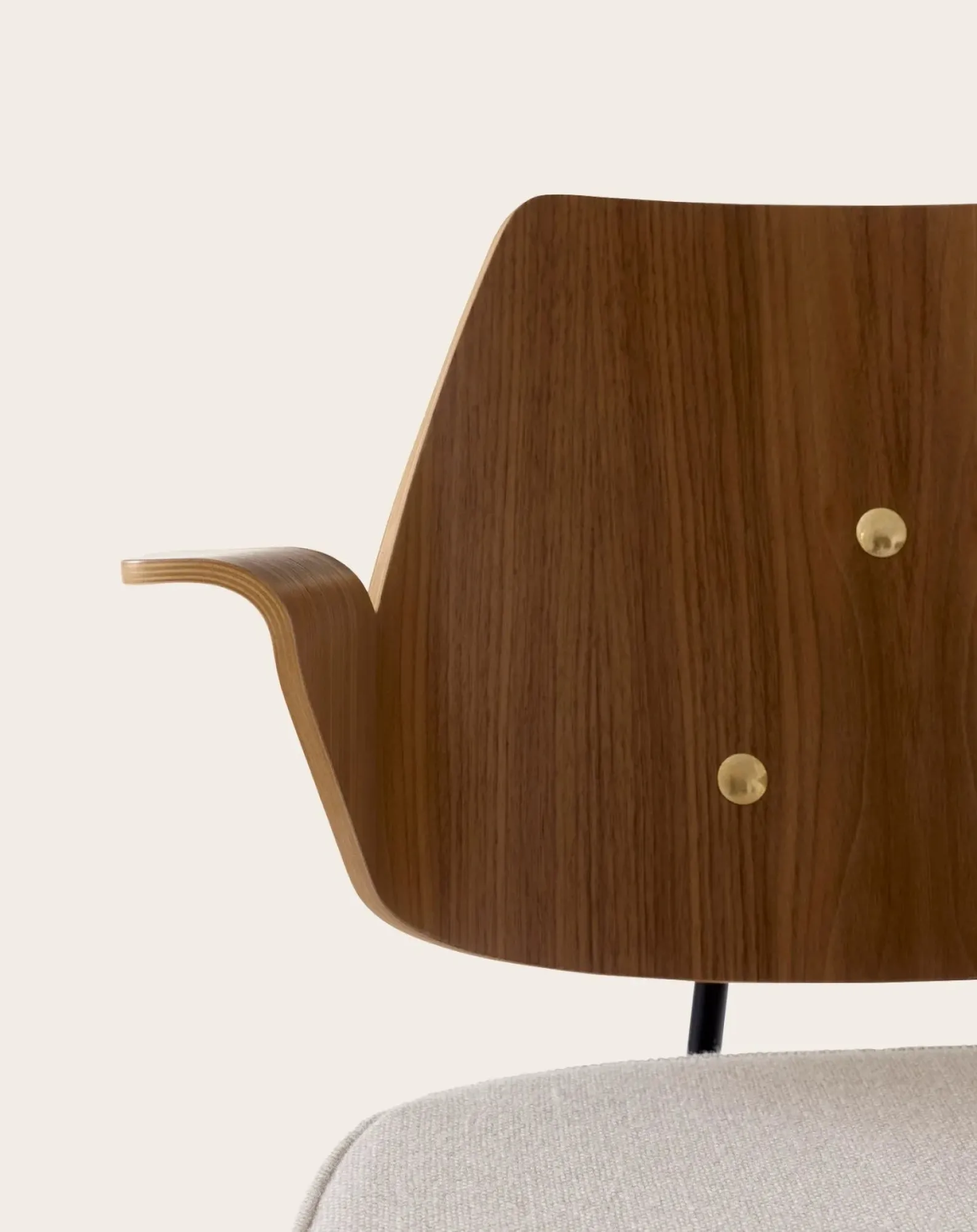 & Tradition Chaises, Tabourets-RFH RD7 chair, Robin Day Gris clair
