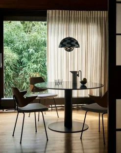 & Tradition Chaises, Tabourets-RFH RD7 chair, Robin Day Gris foncé