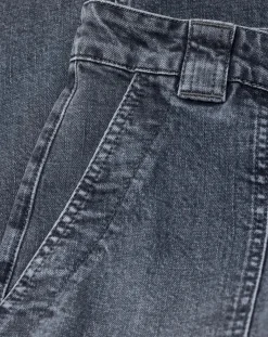 Closed Pantalons, Jeans-Rhannon barrel jeans in cotton Gris clair
