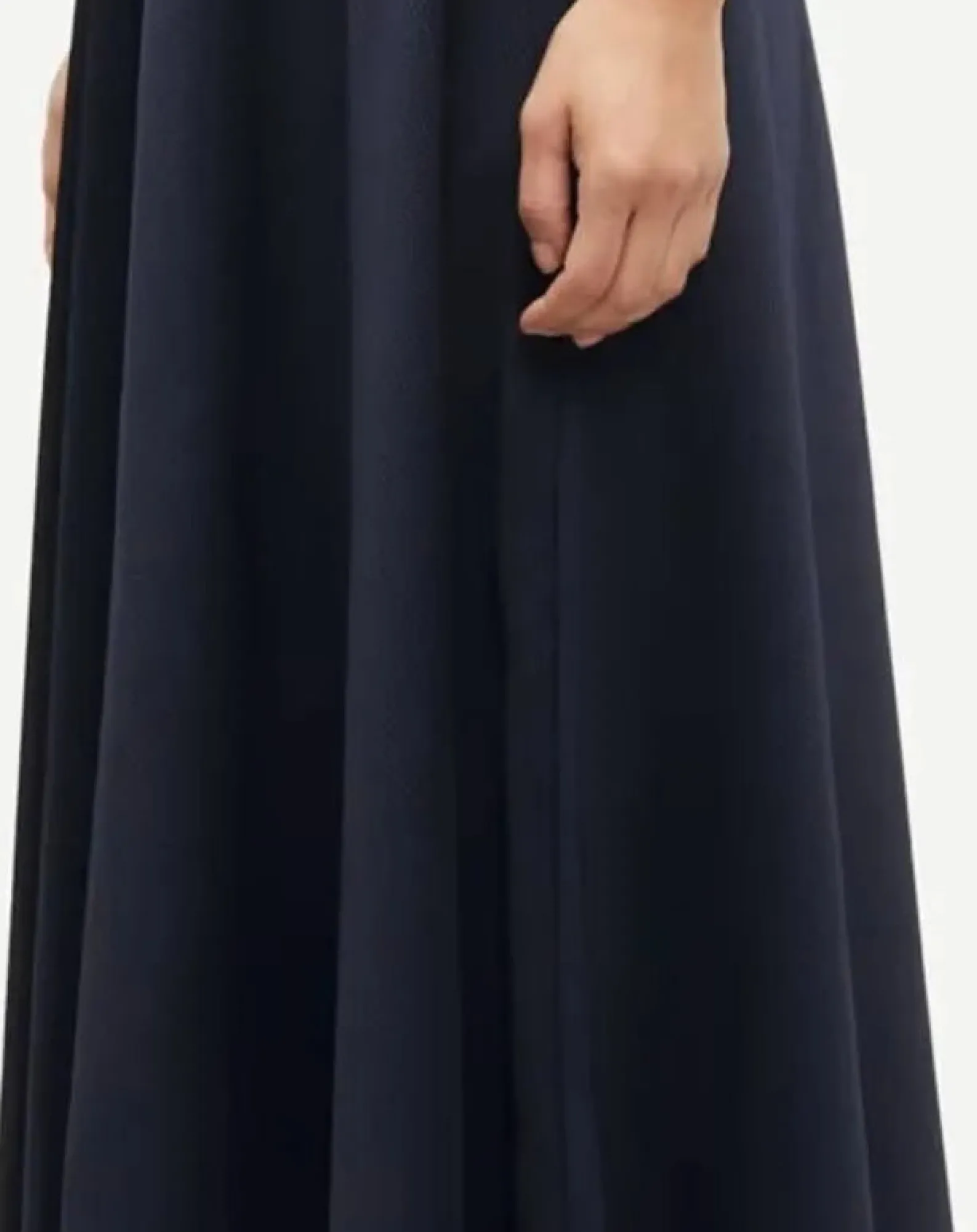 Samsoe Samsoe Robes, Jupes-Rheo satin maxi dress Bleu marine