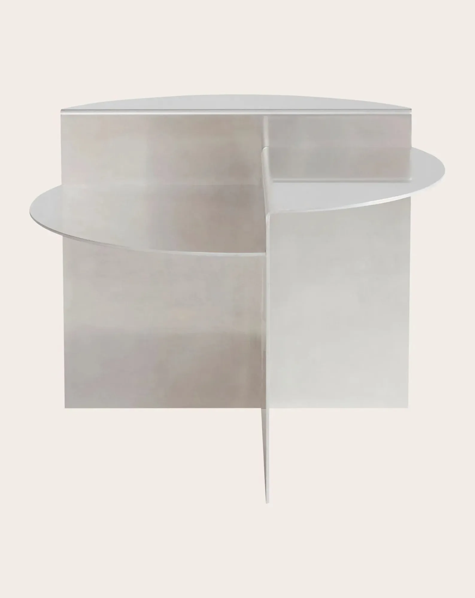 Frama Tables, Bureaux-Rivet Side Table Aluminium