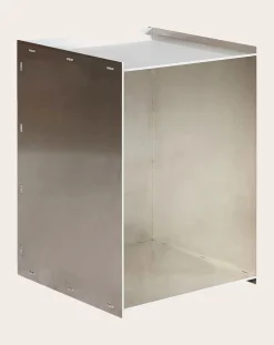 Frama Tables, Bureaux-Rivet Side Table Aluminium