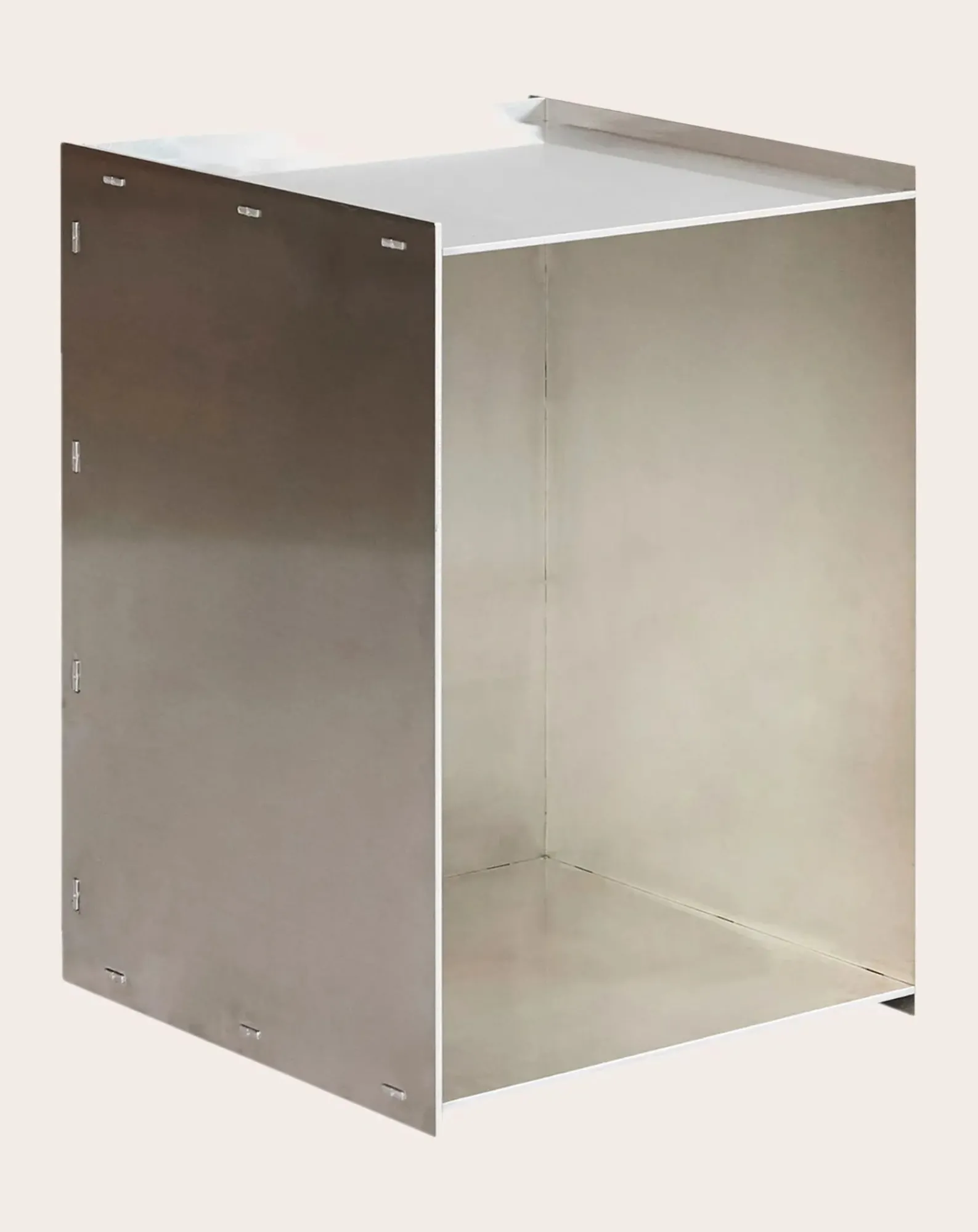 Frama Tables, Bureaux-Rivet Side Table Aluminium