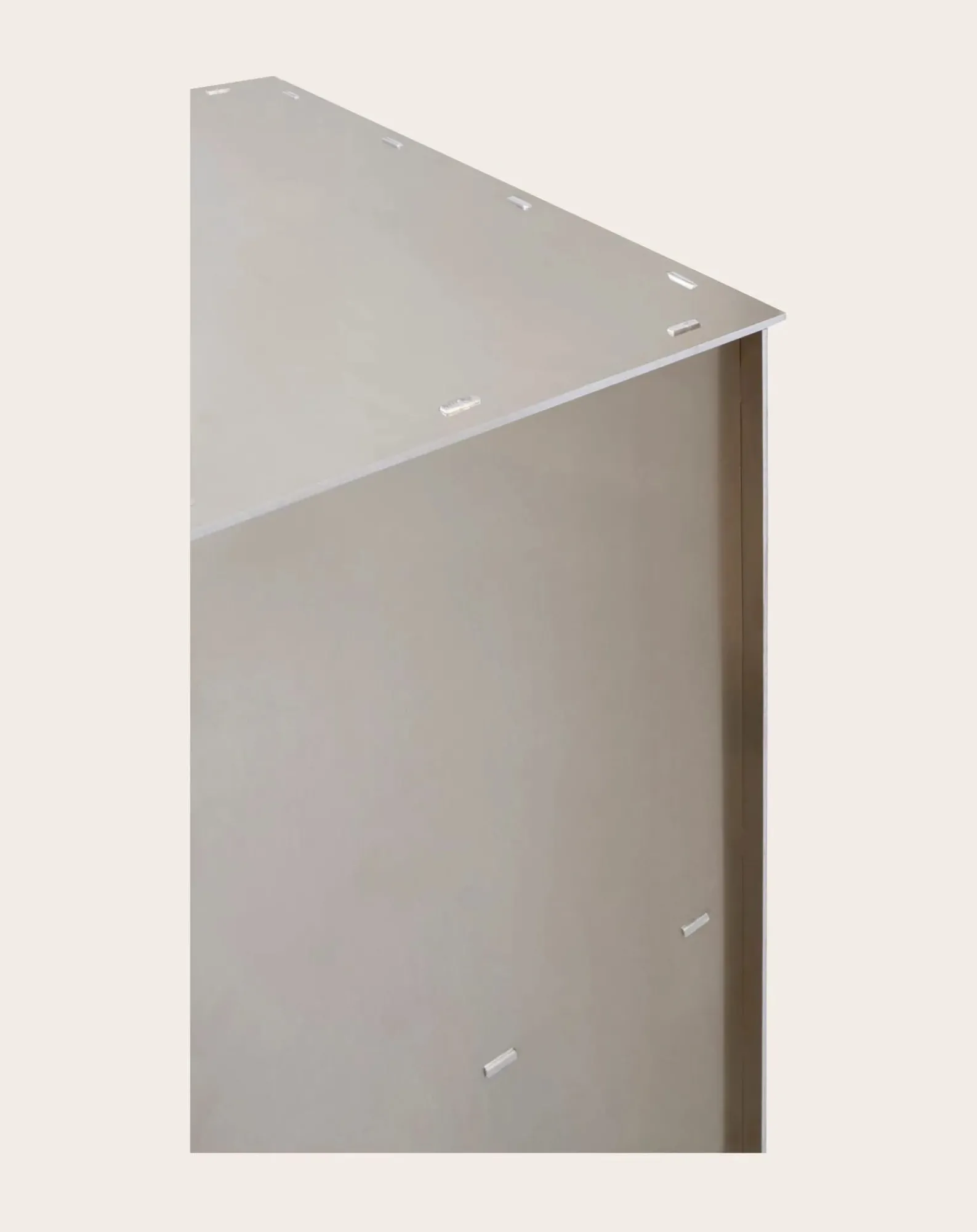 Frama Tables, Bureaux-Rivet Side Table Aluminium