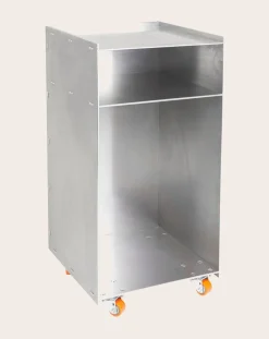 Frama Tables, Bureaux-Rivet Box Side Table Aluminium