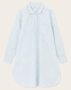 Scarlette Ateliers Lingerie, Chaussettes-Robe de Nuit Paul Bleu gris