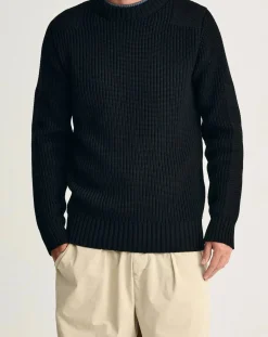 S.N.S Herning Pulls, Gilets-Robust Wool Sweater Noir