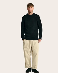 S.N.S Herning Pulls, Gilets-Robust Wool Sweater Noir