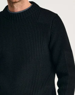 S.N.S Herning Pulls, Gilets-Robust Wool Sweater Noir