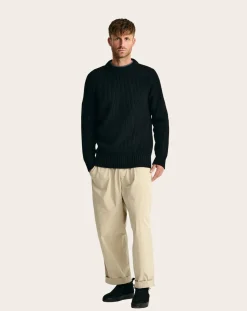 S.N.S Herning Pulls, Gilets-Robust Wool Sweater Noir