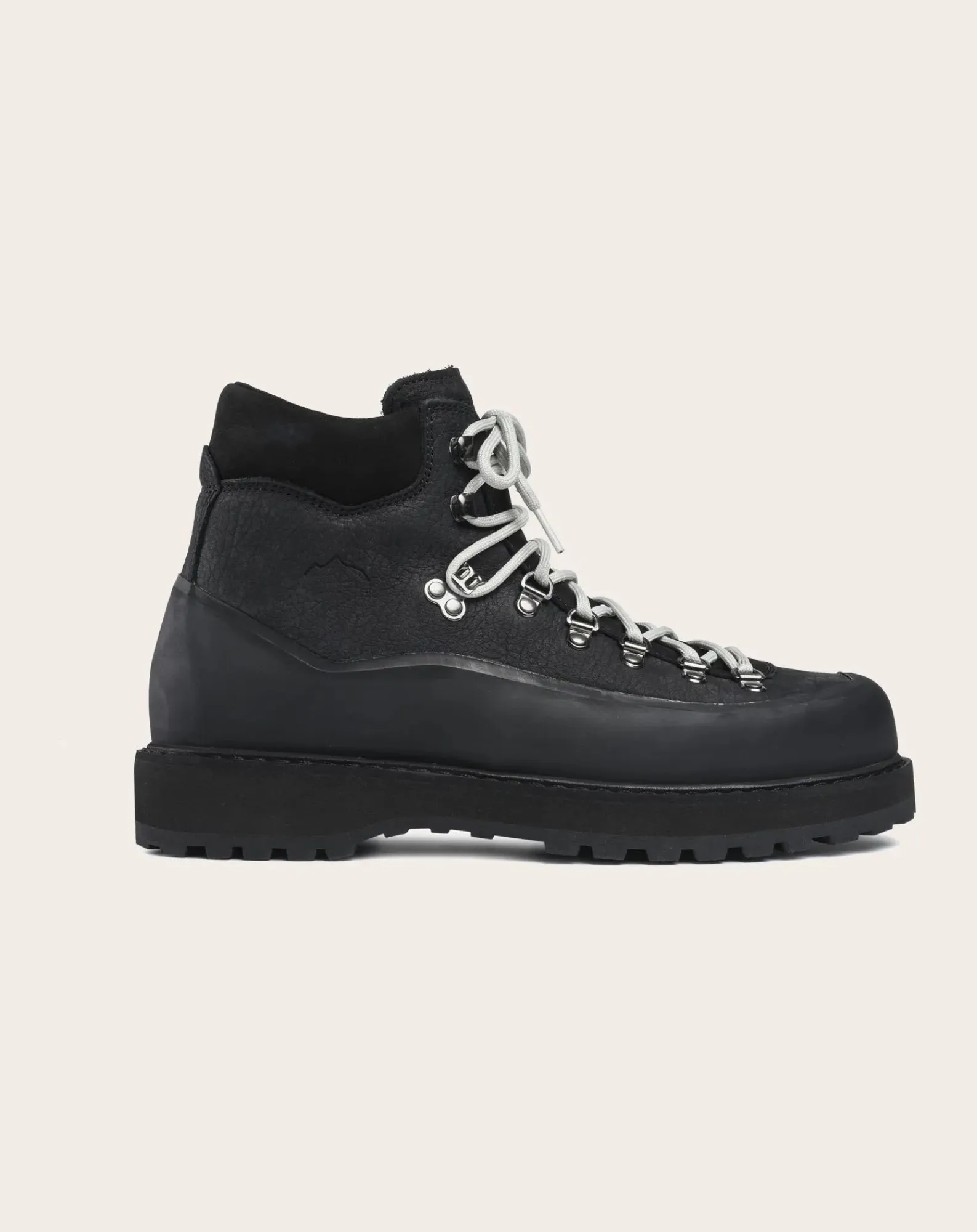 Diemme Boots-Roccia Vet Gomma leather boots Noir
