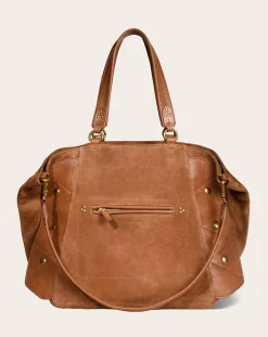 Jérôme Dreyfuss Cabas-Roger bag Velvet crust Caramel