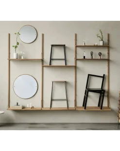 Frama Miroirs-Round CM1 Wooden Mirror Chêne