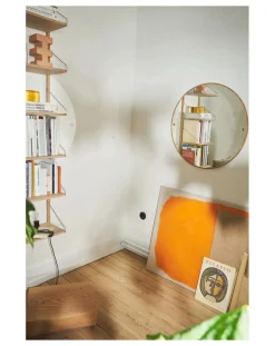 Frama Miroirs-Round CM1 Wooden Mirror Chêne