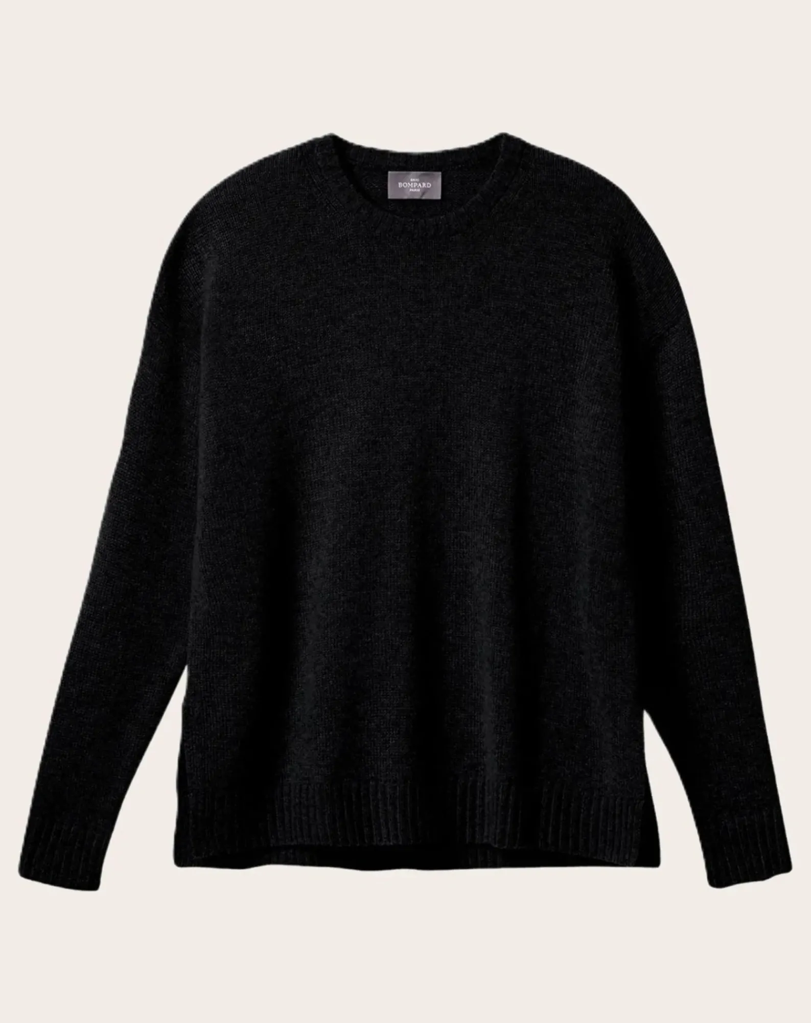 Bompard Pulls, Gilets-Round Neck Sweater Cashmere Noir