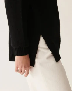 Bompard Pulls, Gilets-Round Neck Sweater Cashmere Noir