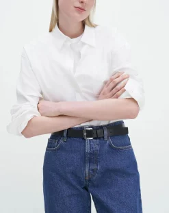 Filippa K Blouses, Chemises-Sammy shirt in cotton poplin Blanc