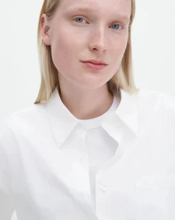 Filippa K Blouses, Chemises-Sammy shirt in cotton poplin Blanc