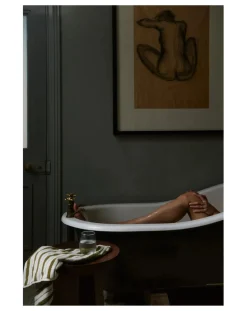 Baina Linge De Bain-San Luis Guest Towel Blanc/Écru