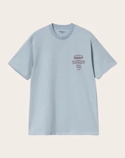 Carhartt WIP Tee-Shirts, Polos-Sandwish organic cotton T-shirt Bleu pâle