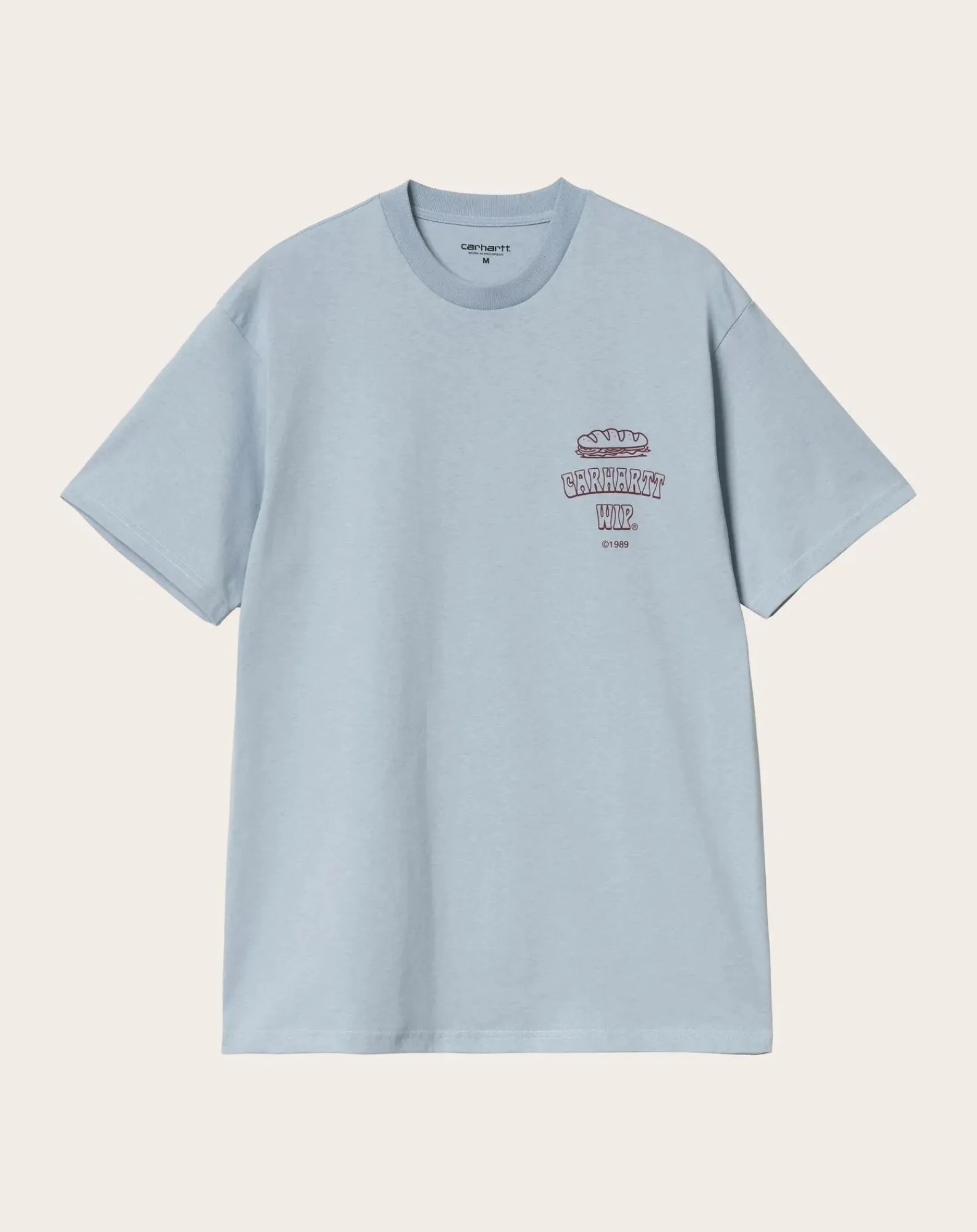 Carhartt WIP Tee-Shirts, Polos-Sandwish organic cotton T-shirt Bleu pâle