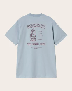 Carhartt WIP Tee-Shirts, Polos-Sandwish organic cotton T-shirt Bleu pâle