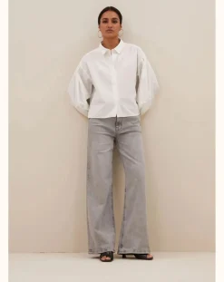 By Bar Blouses, Chemises-Sarah shirt Blanc