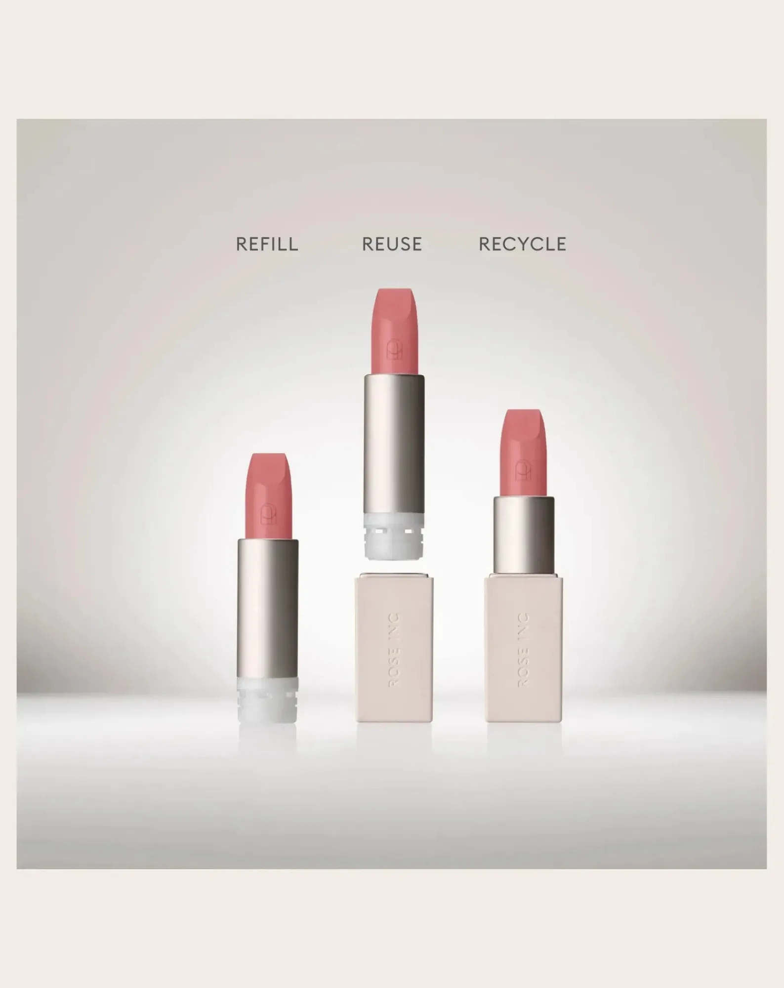 Rose Inc Maquillage-Satin lipstick refill Demure