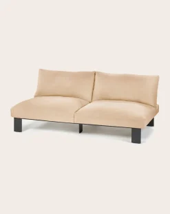 Serax Fauteuils, Canapés-2-Seater Linen Sofa Abricot