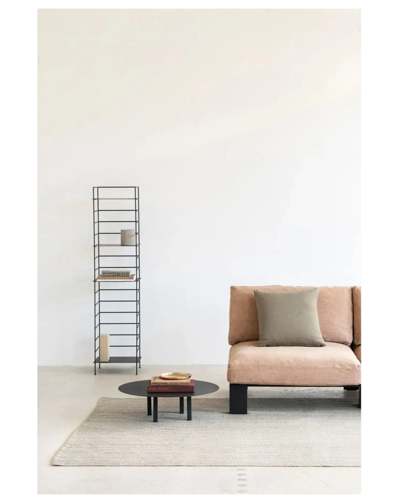 Serax Fauteuils, Canapés-2-Seater Linen Sofa Abricot
