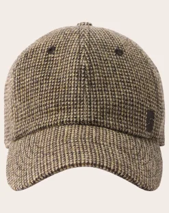 Soeur Bonnets, Cagoules, Gants-Serena cap Virgin wool checks Marron