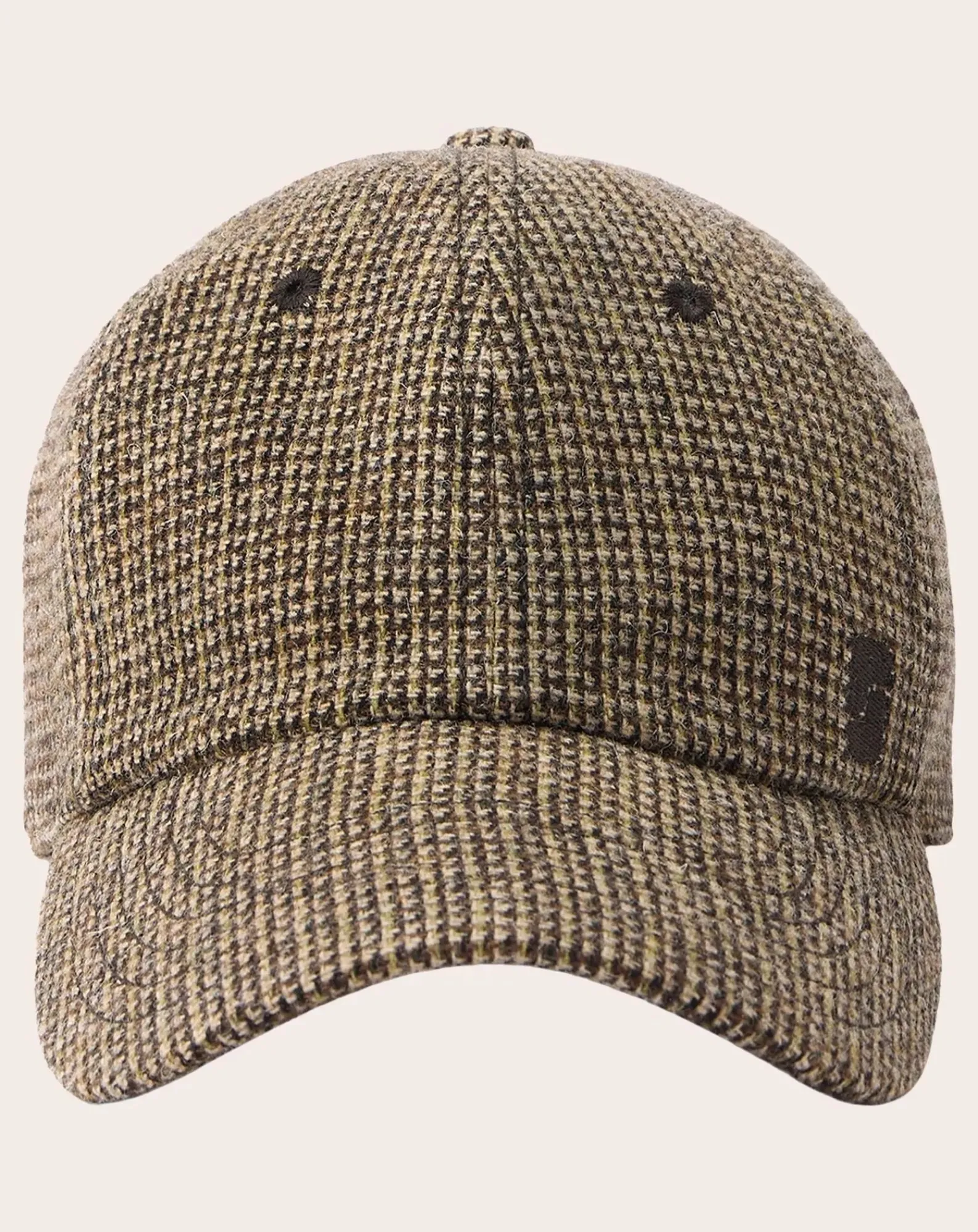 Soeur Bonnets, Cagoules, Gants-Serena cap Virgin wool checks Marron