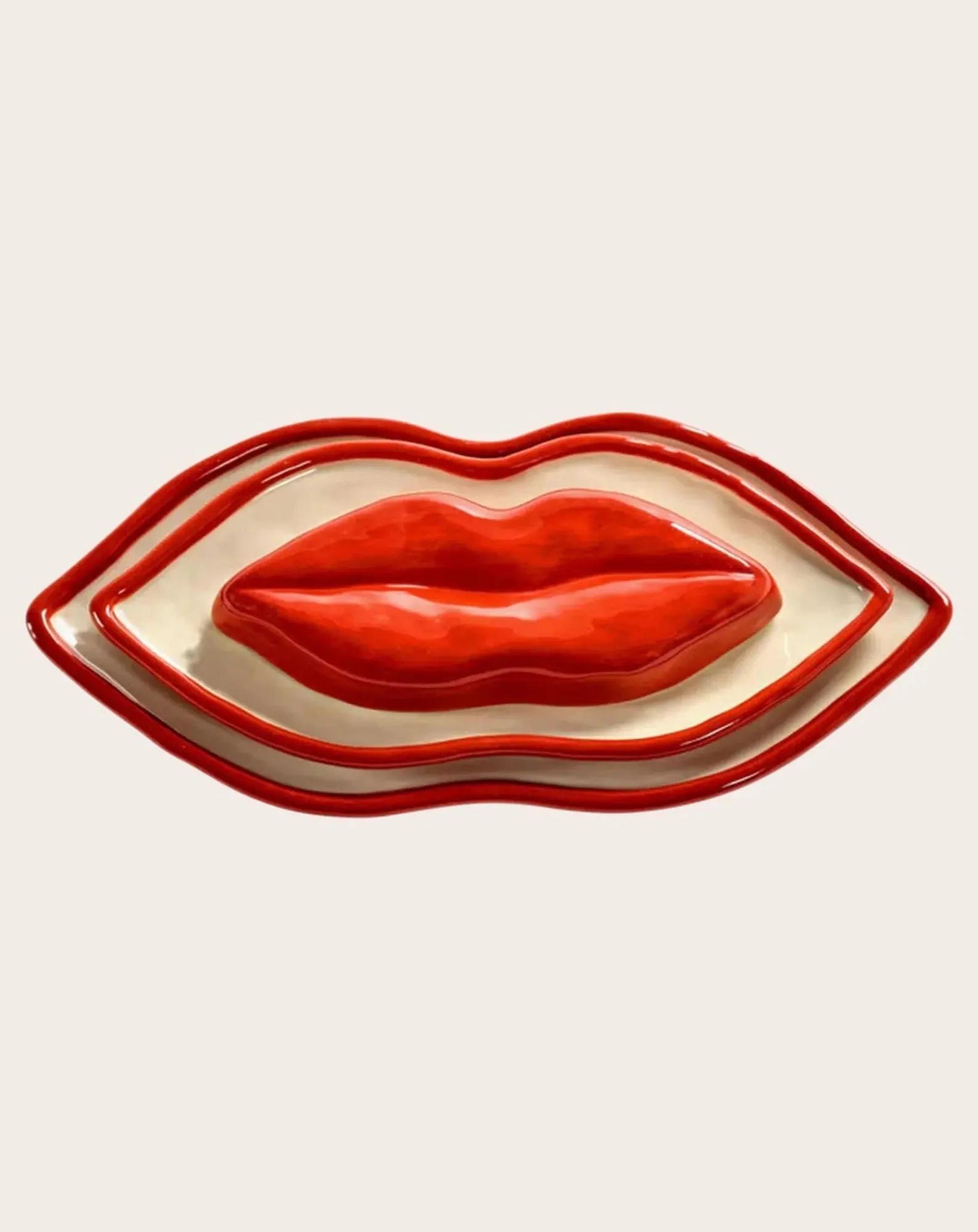 Serax Vaisselle-Serving dishes, Wouter & Hendrix - Set of 3 Rouge