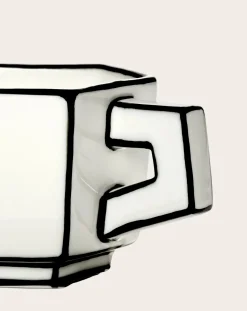 Serax Tasses, Théières-Set tasse expresso et soucoupe - Set de 2 Noir/Blanc
