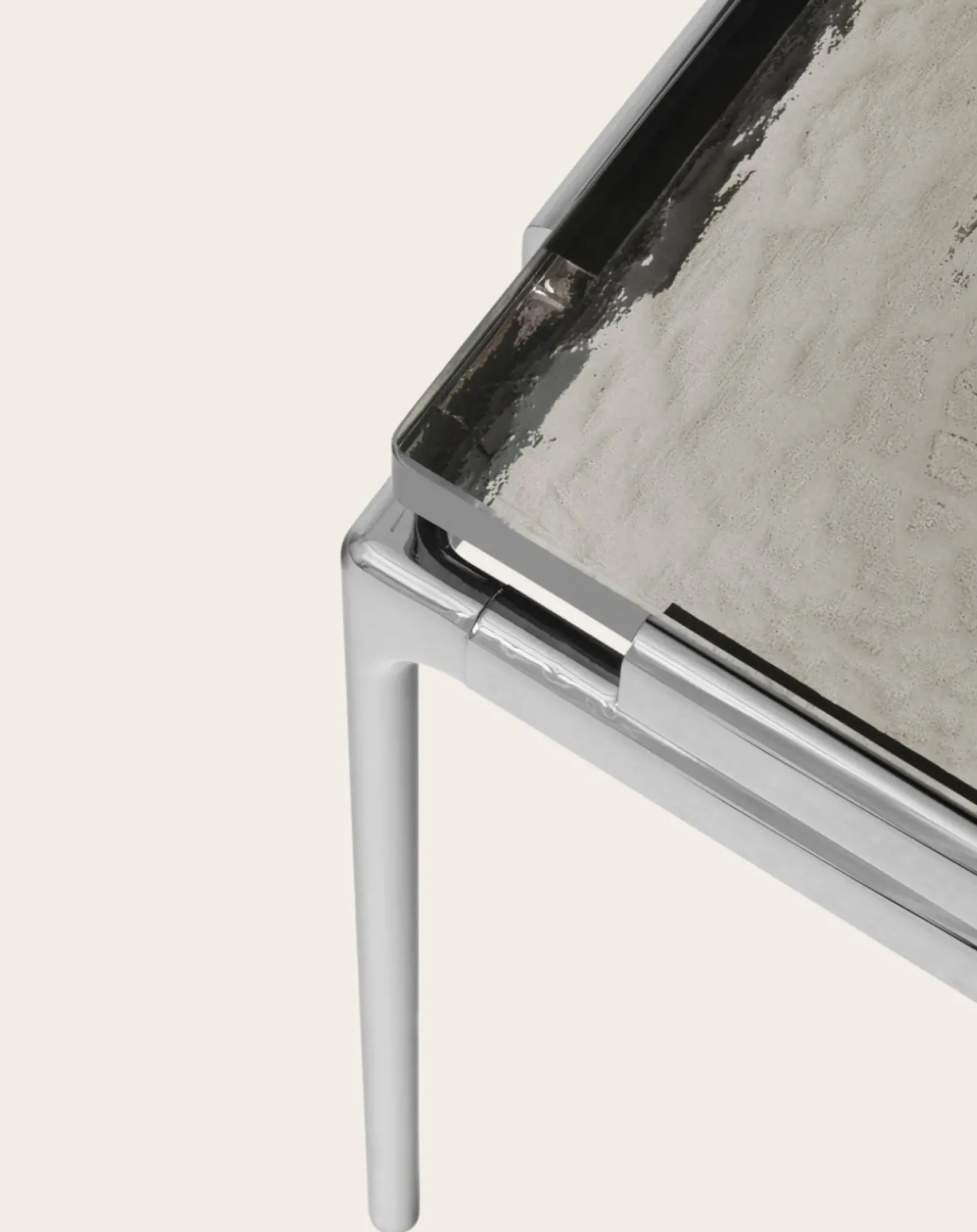 & Tradition Tables, Bureaux-Sett LN11 side table, Luca Nichetto Gris foncé