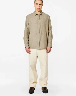Homecore Chemises-Shadow Alaska shirt Khaki