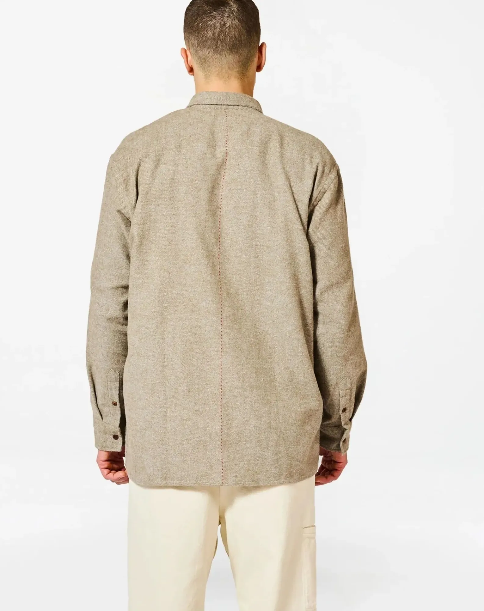 Homecore Chemises-Shadow Alaska shirt Khaki