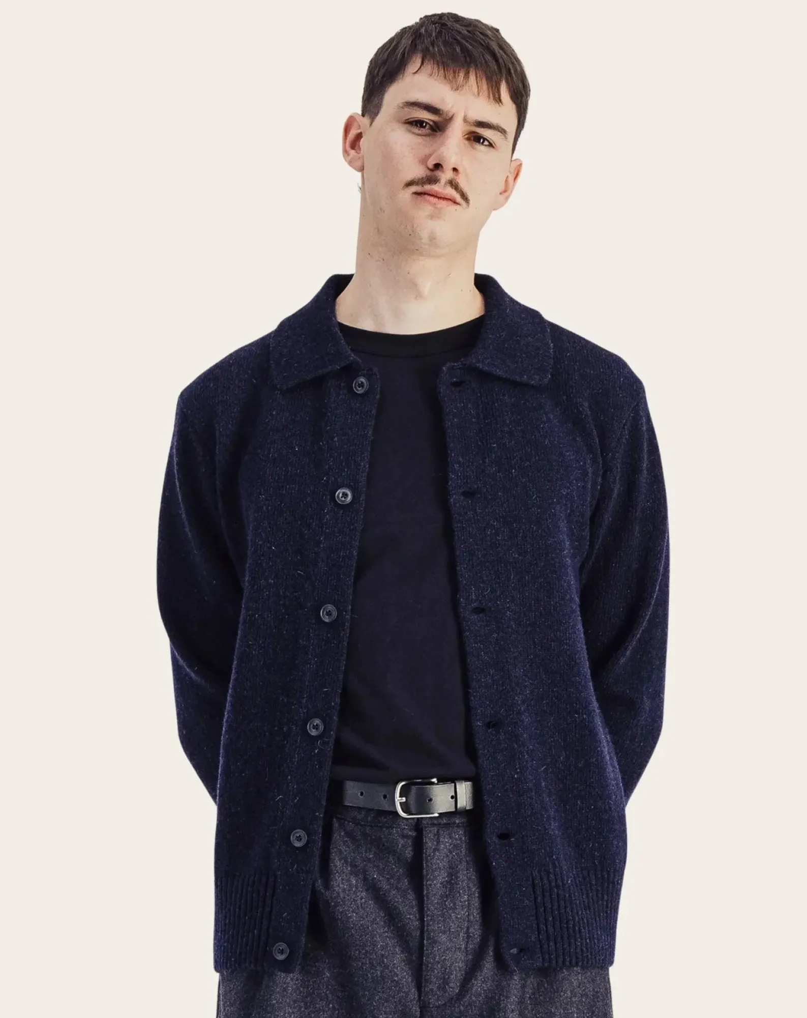 Parages Pulls, Gilets-Shepherd Wool Vest Bleu marine